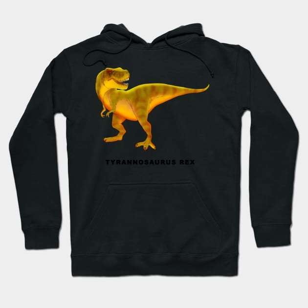 Tyrannosaurus rex Hoodie by lucamendieta